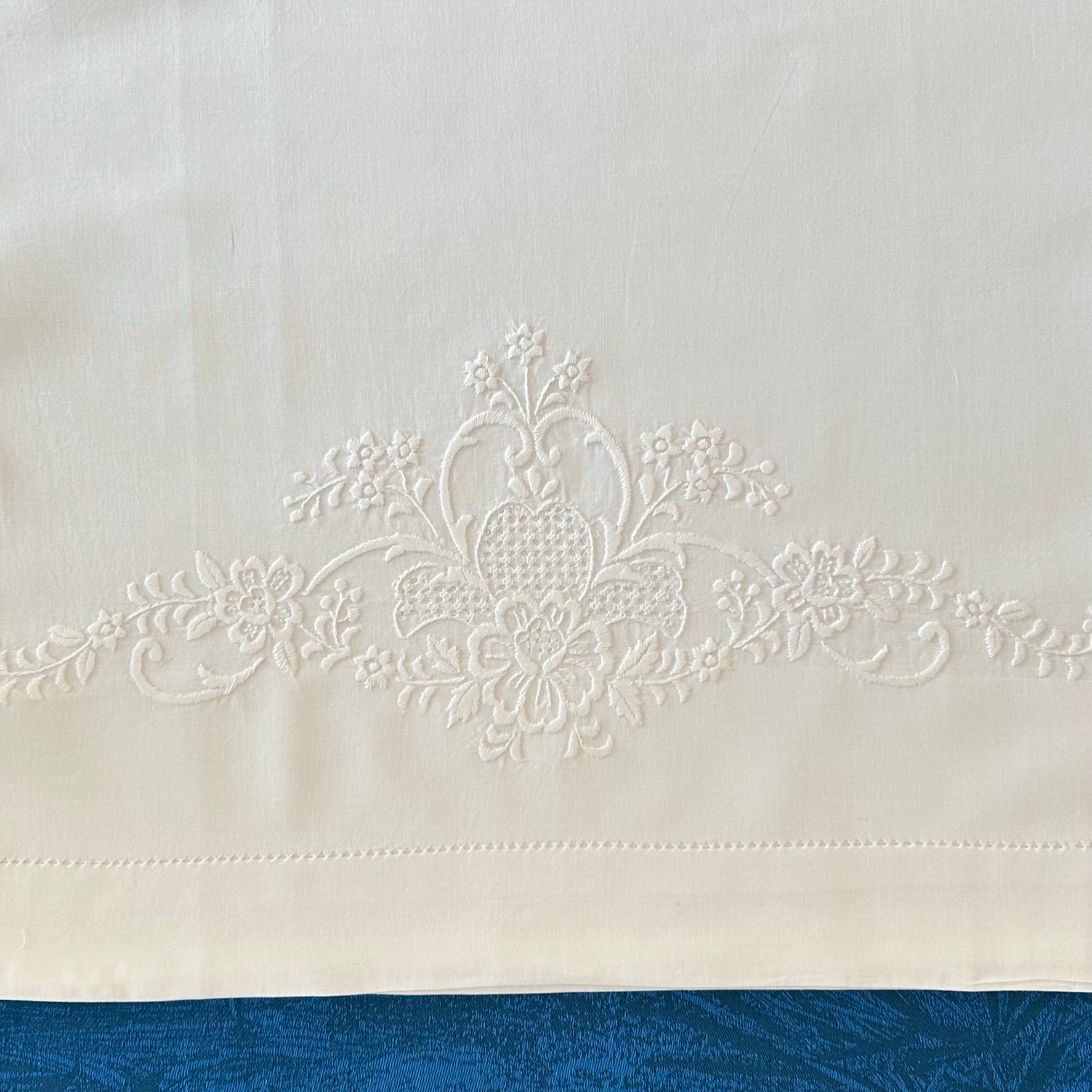 100 Cotton Hand Embroidered Pillowcases Irish Linen Stores