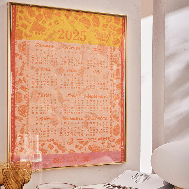 Le Jacquard Francais Tea Towel "2025 Calendar" Irish Linen Stores