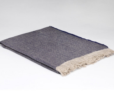 McNutt Linen Throw "Denim"