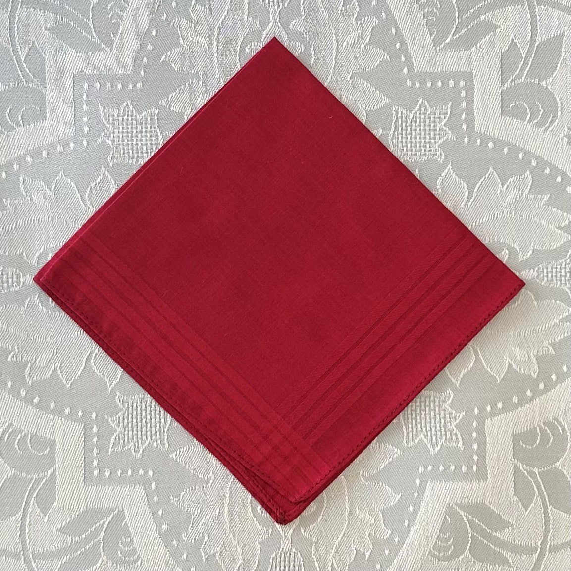 Handkerchief Ladies - Cotton Dyed Satin Borders