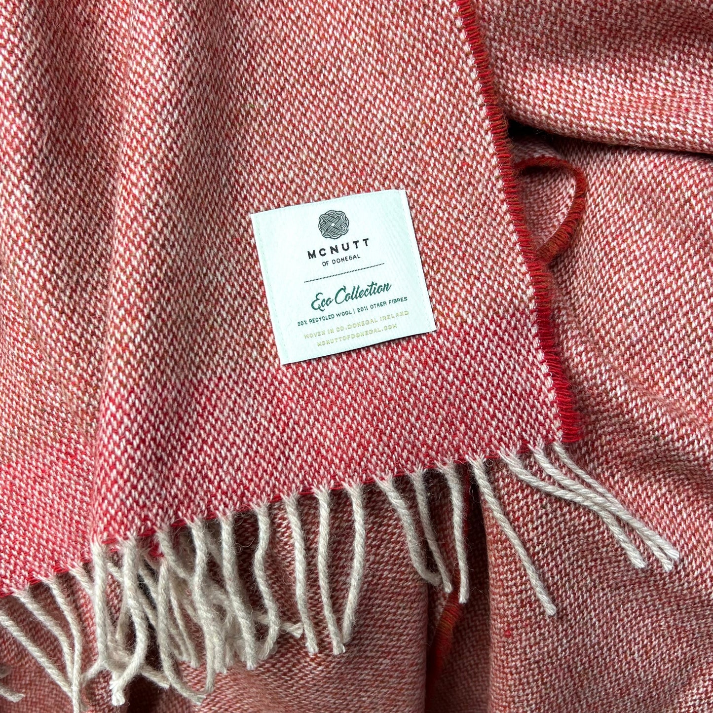 McNutt Eco Collection Wool Throw "Fire"