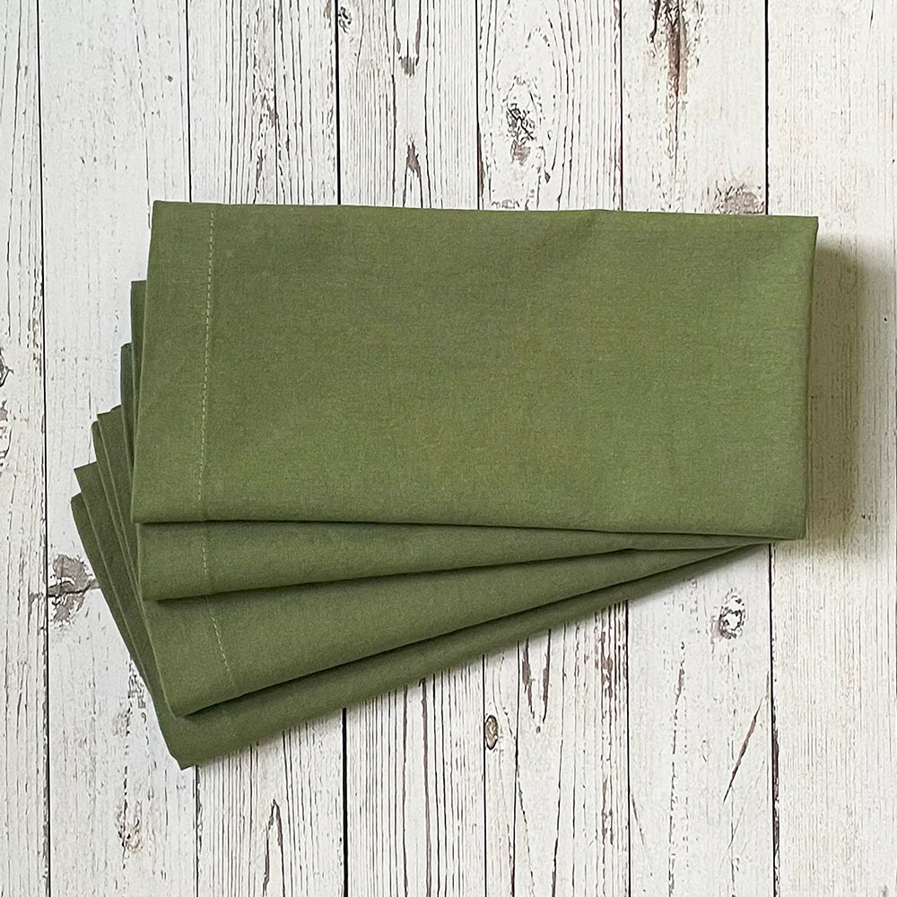 Cotton Napkins - Forest Green