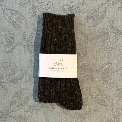 Donegal Irish Wool Socks - Black