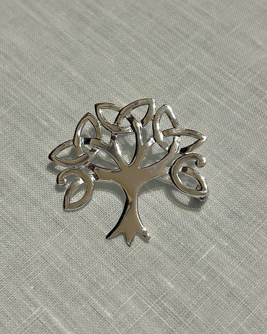 Sterling Silver Celtic Brooch: Tree of Life