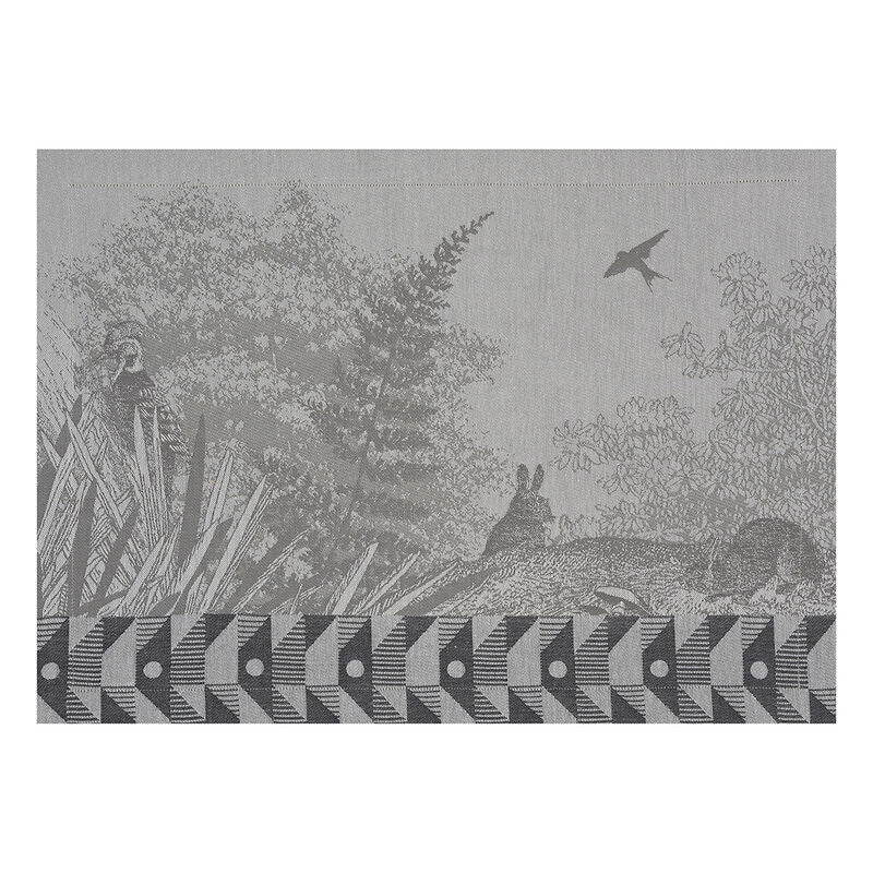 Le Jacquard Francais Placemat "Foret Enchantee" Silver