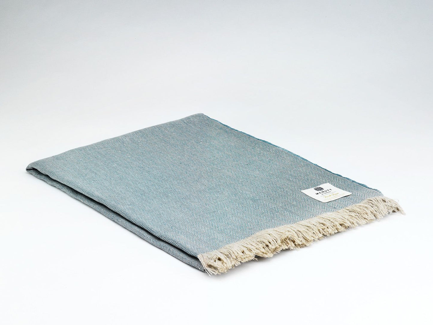 McNutt Linen Throw "Dove Grey"