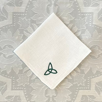 Handkerchief Ladies - Linen With Trinity Knot