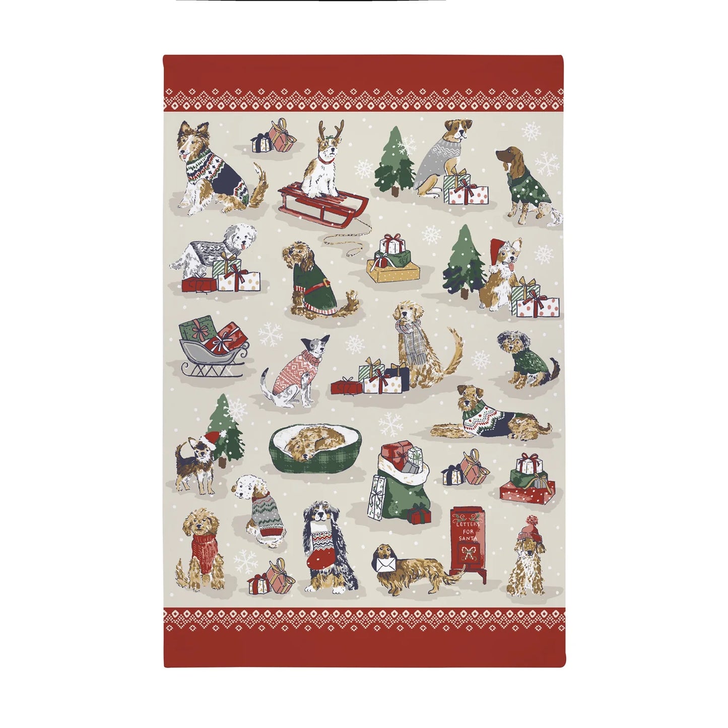 Tea Towel "Merry Mutts"