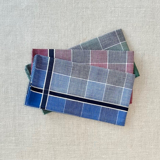 Handkerchief Men's - "Reid" Full Colour Woven Borders