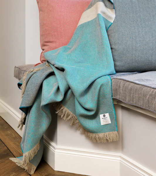 McNutt Chunky Linen Throw "Porto"