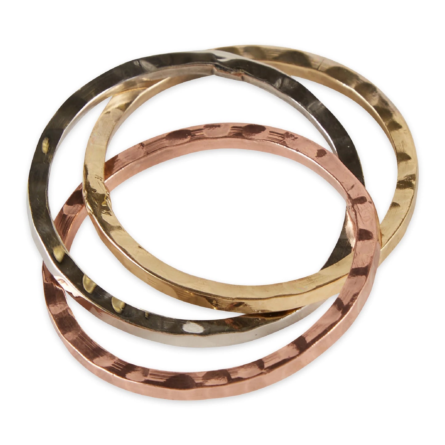 Napkin Rings - Metallic Tri Rings