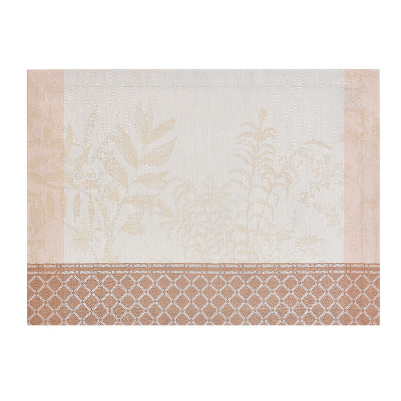 Le Jacquard Francais Placemat "Jardin D'Eden" Pink