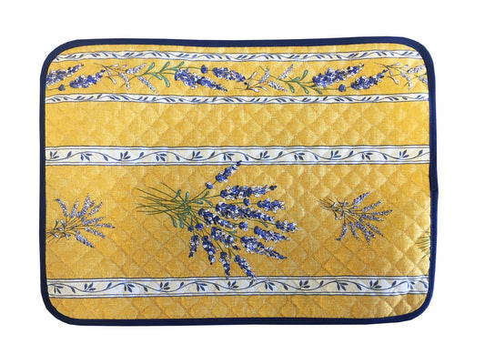 L'Ensoleillade Cotton Quilted Placemat: "Valensole"